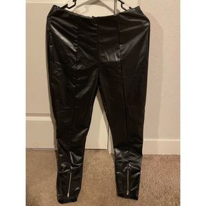 Faux Leather Pants